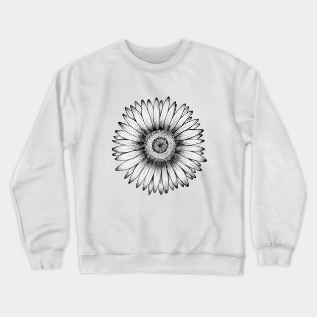 Gerbera Crewneck Sweatshirt by VanessArtisticSoul